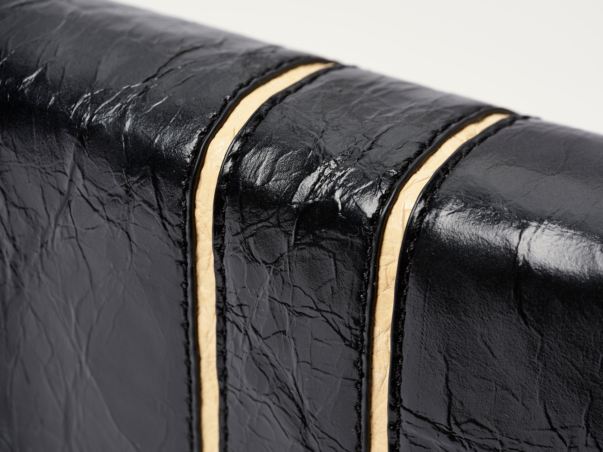 Custom made Forager Clutch - A one of a kind mycelium leather exhibition piece