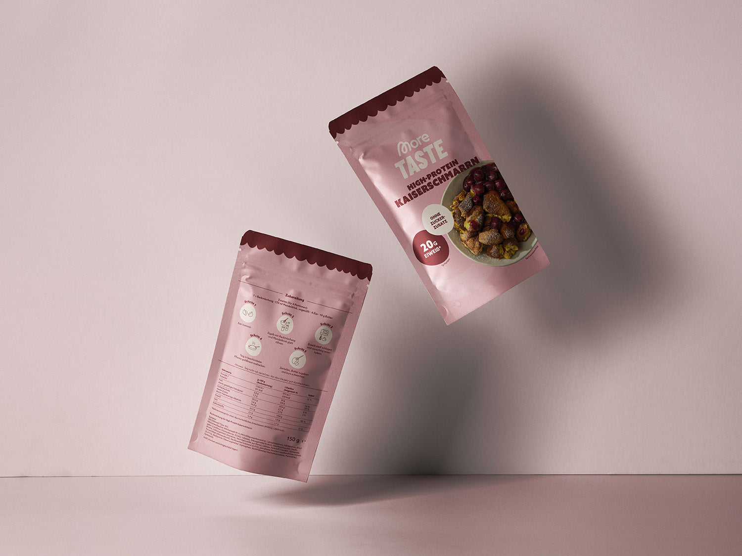 MORE TASTE Backing Mixes Packaging